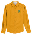 Ladies Long Sleeve Easy Care Shirt with Scouting America Venturing Logo