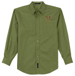 Clover Green Scouts BSA Long Sleeve Shirt with BSA Universal Logo