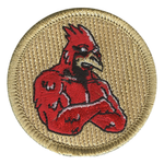 Cosmic Cardinal Scout Patrol Patch - embroidered 2 inch round
