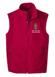 Fleece Vest with Scouting America Sea Scout Logo - Red