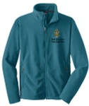 Value Fleece Jacket with Scouting America Sea Scout Logo - Teal