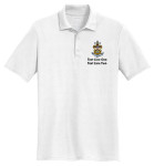 Cotton Pique Polo – Mens with Scouting America Sea Scout Logo - White