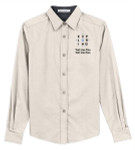 Long Sleeve Easy Care Shirt - Light Stone