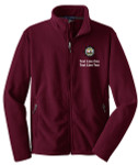 Value Fleece Jacket with Scouting America Florida Sea Base Logo - Cardinal Red