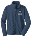 Value Fleece Jacket with Scouting America Florida Sea Base Logo - Steel Blue