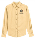 Ladies Long Sleeve Shirt with Scouting America Sea Base Logo - Daisy