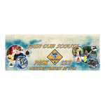 Cub Scout Recruitment Night Vinyl Banner (28" Tall x 96" wide Banner with pole pocket)