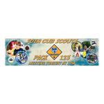 Cub Scout Recruitment Night Vinyl Banner (28" Tall x 96" wide Banner)