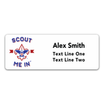 Scouts BSA Troop Name Tag with Scout Me In Logo