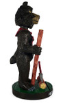 Wood Badge Bobblehead of Wood Badge Bear- Right Side View 