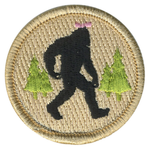 Sassy Sasquatch Scout Patrol Patch - embroidered 2 inch round