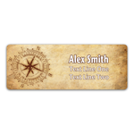 Troop Compass Name Tag with Scouting America fleur-de-lis