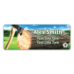 Wood Badge Name Tag with Wood Badge Axe and Log and Wood Badge Logo