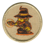 Fire Wizard Scout Patrol Patch - embroidered 2 inch round