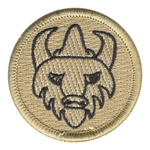 Buffalo Wood Badge Totem Scout Patrol Patch - embroidered 2 inch round