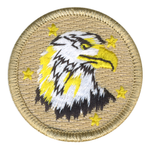 Space Eagle Scout Patrol Patch - embroidered 2 inch round