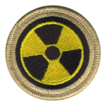 Radioactive Scout Patrol Patch - embroidered 2 inch round
