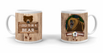 Wood Badge Mug with Wood Badge Bear Critter with Wood Badge Logo and Wood Badge Beads - Multi View 
