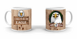 Wood Badge Mug with Wood Badge Eagle Critter with Wood Badge Logo and Wood Badge Bead - Multi View 