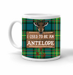 Wood Badge Mug with Wood Badge Antelope Critter and Wood Badge Logo and Wood Badge Beads - Left side 