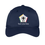 Washed Twill Cap with Wood Badge Logo