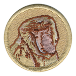 Proboscis Monkey Scout Patrol Patch - embroidered 2 inch round