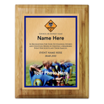 Cub Scout Council Plaque with Cub Scout Logo - Light Wood