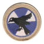 Nuclear Raven Scout Patrol Patch - embroidered 2 inch round
