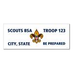 BSA Troop Banner with BSA Logo (36" Tall x 96" wide Banner)