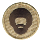 Seventies Hip Guy Scout Patrol Patch - embroidered 2 inch round