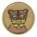 Glaring Cougar Patrol Patch - embroidered 2 inch round