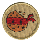 Cookie Ninja Patrol Patch - embroidered 2 inch round