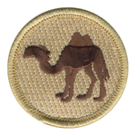 Camel Patrol Patch - embroidered 2 inch round