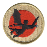 Dragon Boy Patch - embroidered 2 inch round