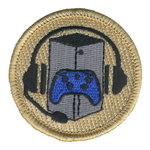Gaming Party Patch - embroidered 2 inch round