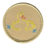 Splashing Duck Patrol Patch - embroidered 2 in round