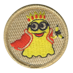 King Ghost with Banana Patrol Patch - embroidered 2 in round
