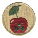 Charming Cherry Patrol Patch - embroidered 2 in round