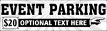 Event Parking Vinyl Banner (SP7900)