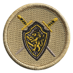 Shield and Sword Scout Patrol Patch - embroidered 2 inch round Shield and Sword Scout Patrol Patch - embroidered 2 inch round