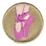 Dancing Shoes Patrol Patch - embroidered 2 in round