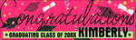Graduation Vinyl Banner - Class Of.. (SP7873)