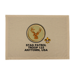 Troop Patrol Flag with Stag Patrol and Scouting America logo
