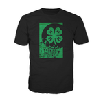 4-H Graphic Tee - Clover and Flowers  - Black