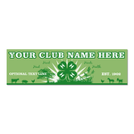 4-H Vinyl Banner - Farm Animals Design (28" x 96")