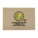 Troop Patrol Flag with Lightning Patrol and Scouting America logo