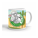 Sheep 4-H Mug Farm Landscape -Right Side