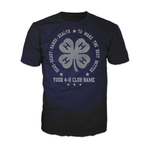 4-H Graphic Tee - Head Heart Hands Health - Navy Blue
