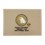 Troop Patrol Flag with Eagle Patrol and Scouting America logo