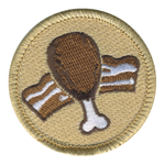Bacon Wing Fusion Patrol Patch - embroidered 2 in round
